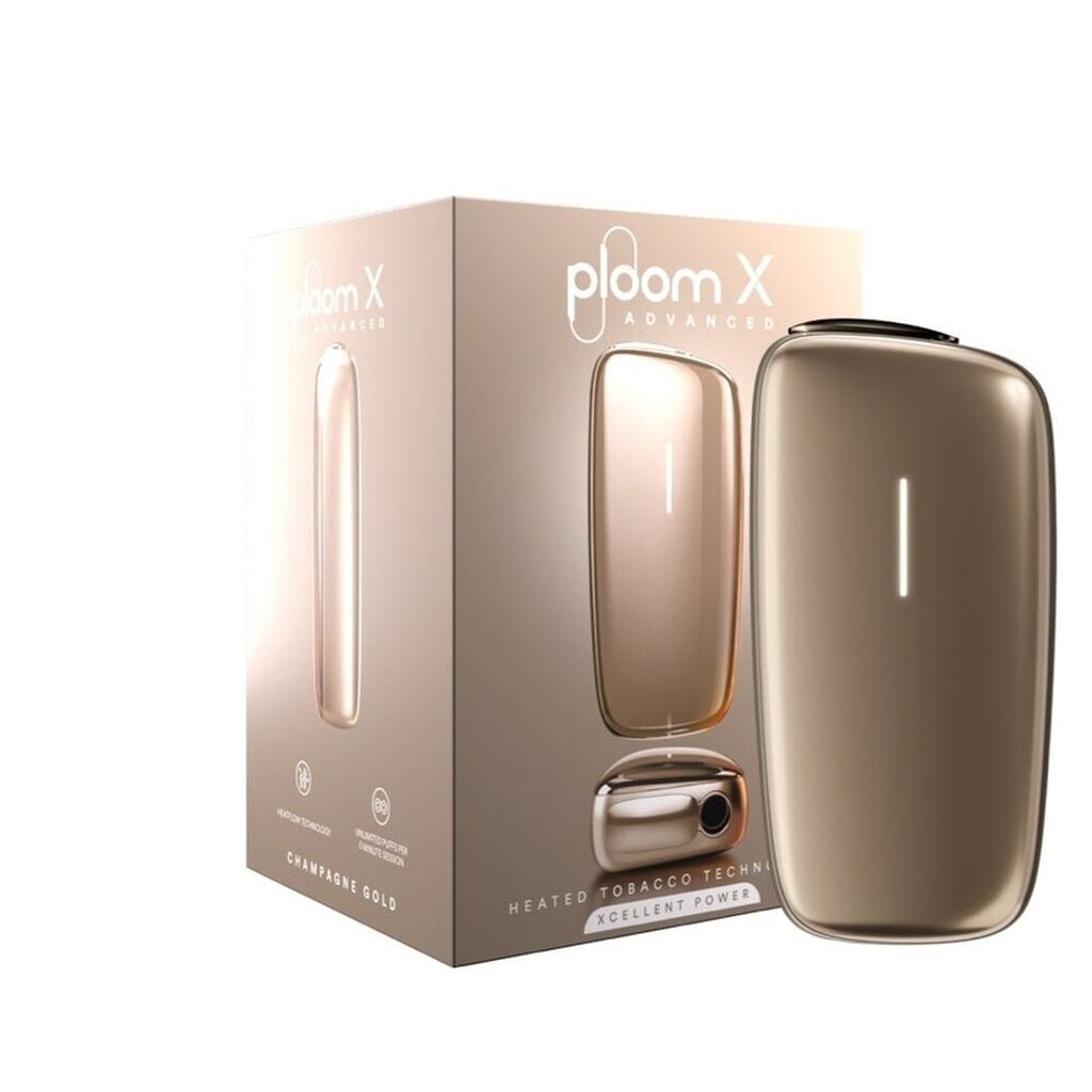 Ploom X Advanced – Heated Tobacco cihazı (Champagne Gold rəng) -
