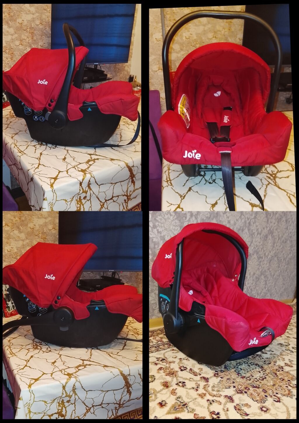 Joie avtomobil oturacağı (0+ qrup, 0–13 kq) – yeni doğulmuşdan 2 yaşa