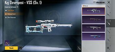 PUBG Mobile hesabı – nadir laboratoriya silahları və inkişaflar Hesab - şəkil 3