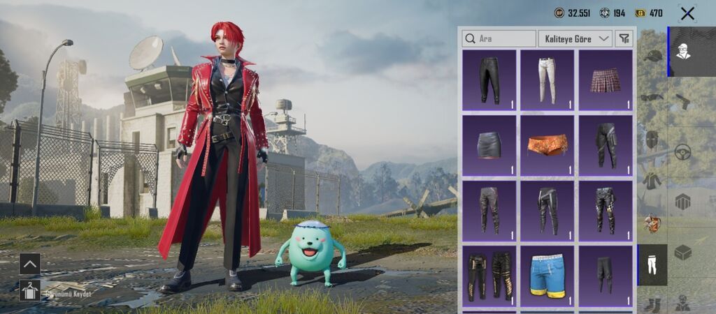 PUBG Mobile oyun hesabı – geniş kosmetik kolleksiya - Oyun: PUBG