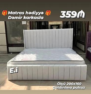 *Bazalı Taxt / İki nəfərlik Çarpayı 350Azn 💥ENDİRİM💥* *Matras - şəkil 4