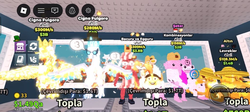 Roblox Stale a brainrot – “Cigno Fulgoro” və digər yüksək dərəcəli