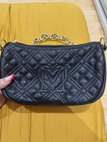Love Moschino qadın çantası - Model: quilted (kapitone tikişli) - şəkil 3