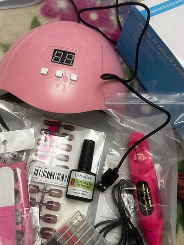 Manikür üçün tam set Komplektə daxildir: - LED/UV dırnaq quruducu - şəkil 3