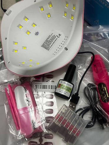 Manikür üçün tam set Komplektə daxildir: - LED/UV dırnaq quruducu - şəkil 4