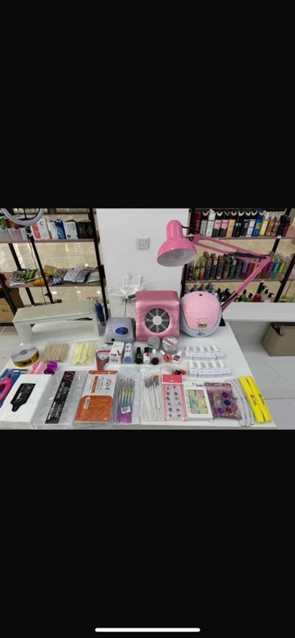 Peşəkar dırnaq qaynaq/gel-lak üçün tam avadanlıq və material seti