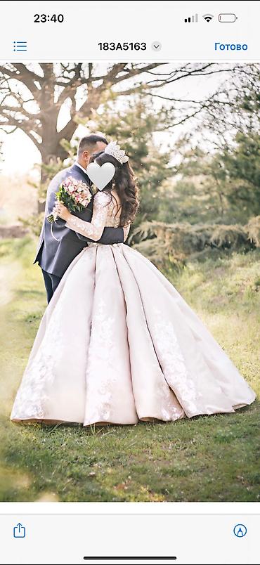 2.500m alinib. Öz gəlinliyimdi. Ukraynadan alınıb, üzə əl işi ilə - şəkil 3