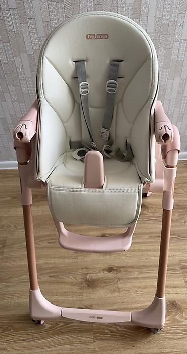 Peg Perego uşaq yemək stulu - Brend/model: Peg Perego - Rəng: açıq - şəkil 3