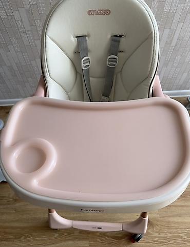 Peg Perego uşaq yemək stulu - Brend/model: Peg Perego - Rəng: açıq - şəkil 4