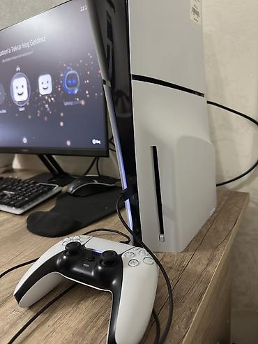 PlayStation 5 (diskli versiya) oyun konsolu Ideal veziyyetdedir. Pul - şəkil 4