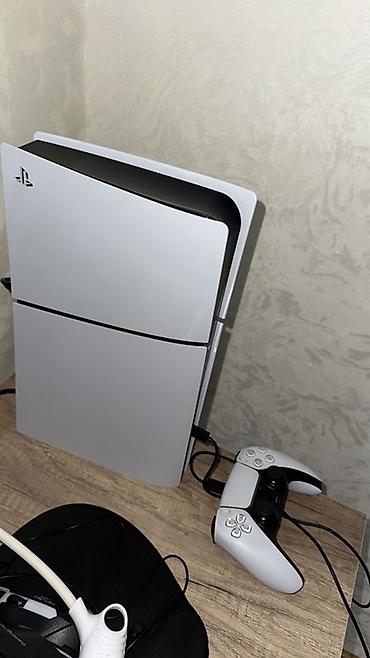 PlayStation 5 (diskli versiya) oyun konsolu Ideal veziyyetdedir. Pul - şəkil 5