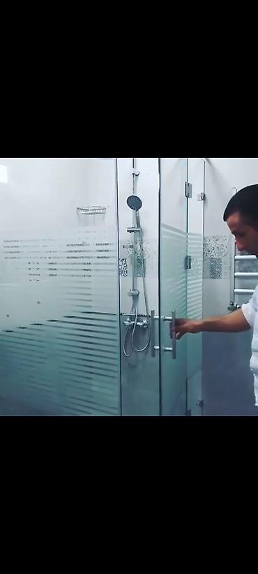 Cam balkon tam keramik Duş Kabin Sürgü Cebhe Pvc.sifarişleri qebul - şəkil 3
