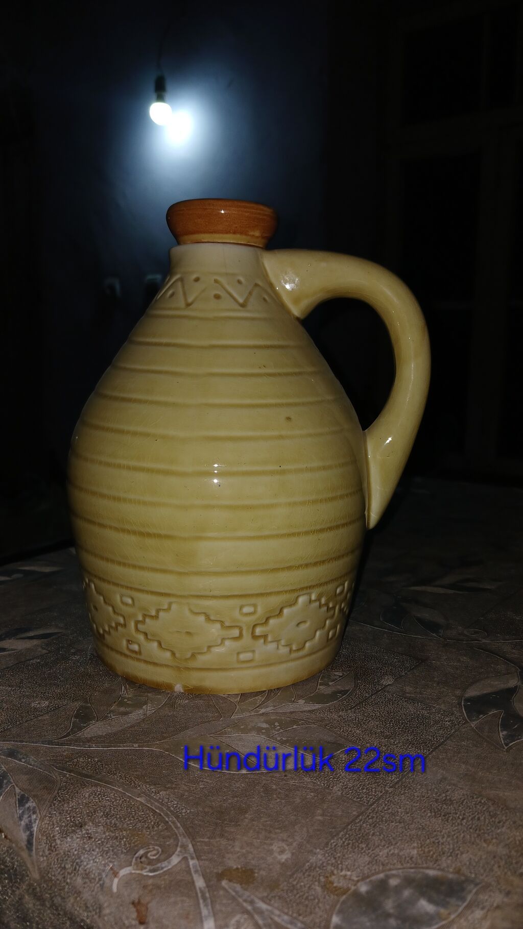 Qədmi saxsı su qabı 180 ildən çox yaşı var Antik sayılır