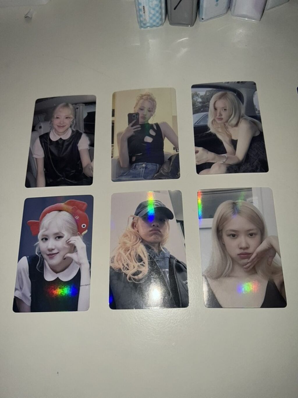 Rose holografik fotokart🌈 işıqda rengli parıldayan 🌈✨ BLACKPINK temalı