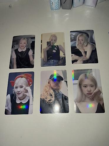 Rose holografik fotokart🌈 işıqda rengli parıldayan 🌈✨ BLACKPINK temalı - şəkil 2