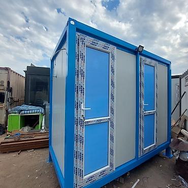 1.50 x 3.00 Sendiviç WC konteyner 2 Otaqlı Sanitar Qovsaq ( - şəkil 2