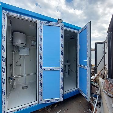 1.50 x 3.00 Sendiviç WC konteyner 2 Otaqlı Sanitar Qovsaq ( - şəkil 4