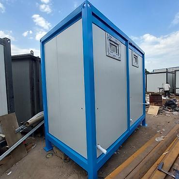 1.50 x 3.00 Sendiviç WC konteyner 2 Otaqlı Sanitar Qovsaq ( - şəkil 5