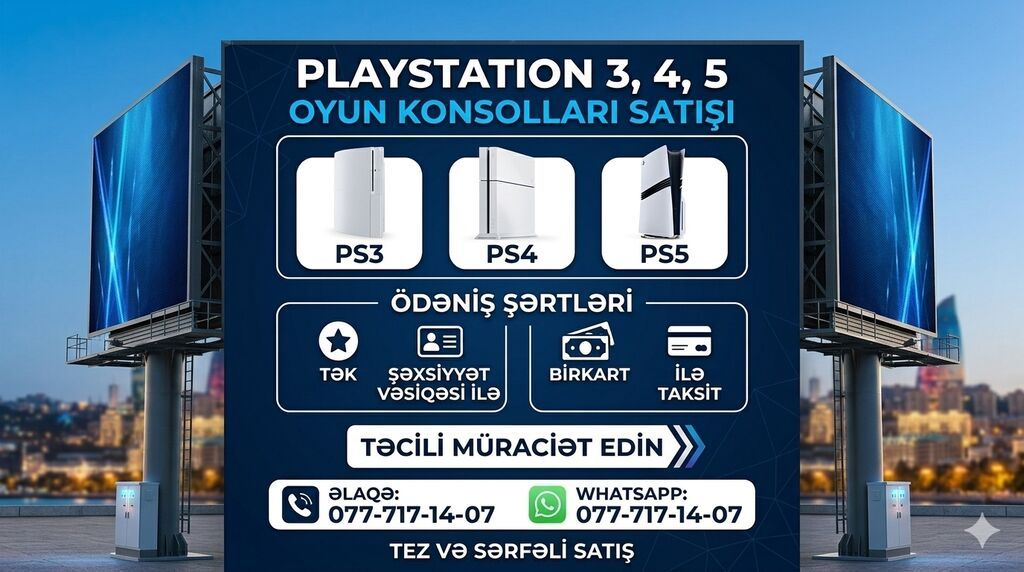 PlayStation 3, PlayStation 4 və PlayStation 5 oyun konsollarının