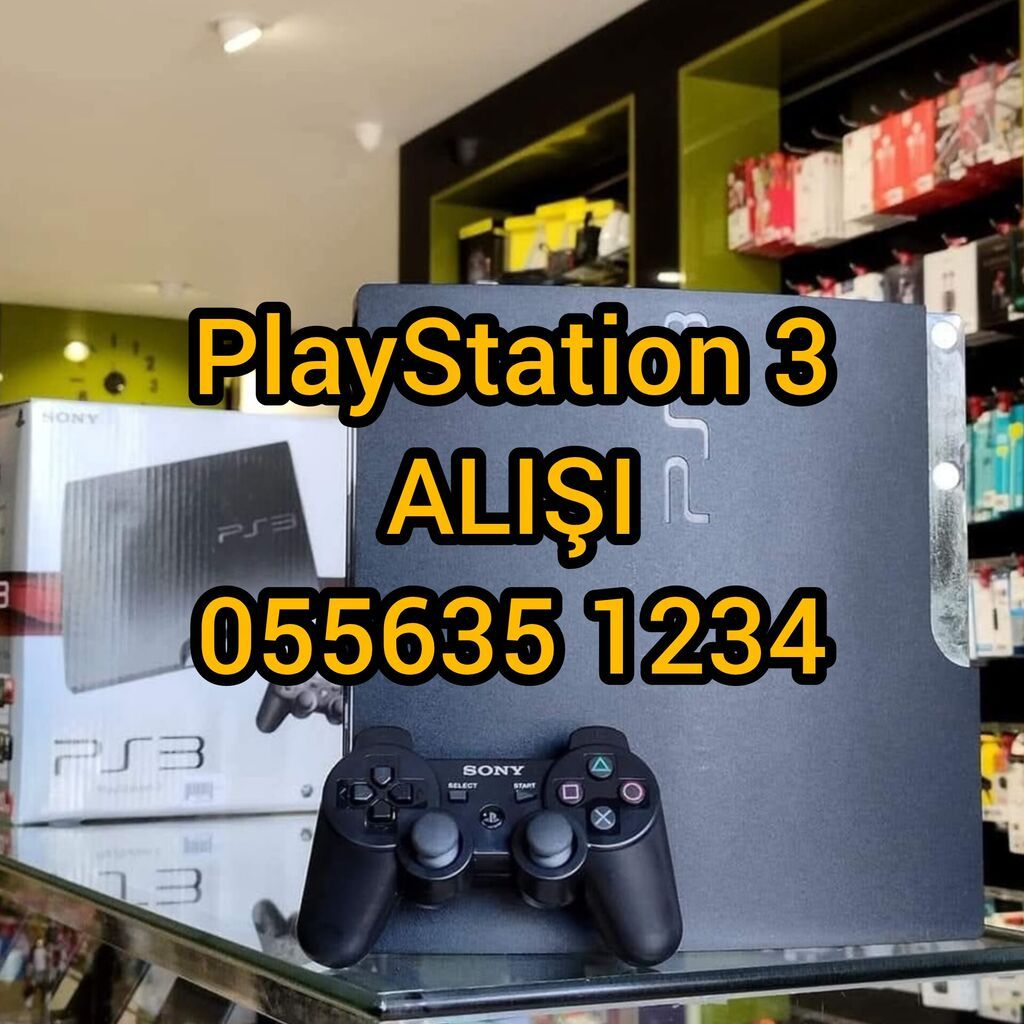PlayStation 3 alışı, ikinci əl PlayStation 3 alırıq.qiyt məhsulun