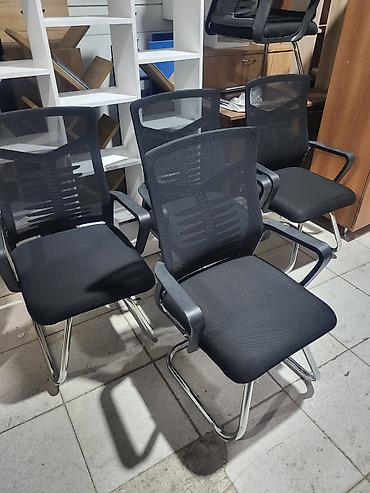 Ofis ziyarətçi/kürsüləri – mesh arxa dayaqlı - Model: sabit skeletli - şəkil 3