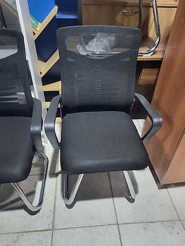 Ofis ziyarətçi/kürsüləri – mesh arxa dayaqlı - Model: sabit skeletli - şəkil 5