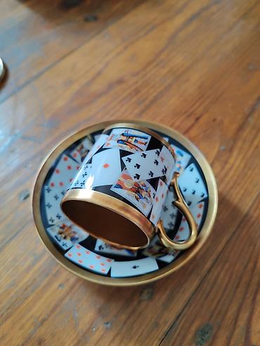 Qəhvə dəsti, Farfor, 1 nəfərlik, Fransa - şəkil 3