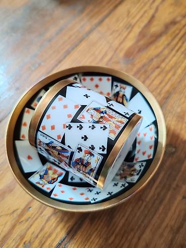 Qəhvə dəsti, Farfor, 1 nəfərlik, Fransa - şəkil 5