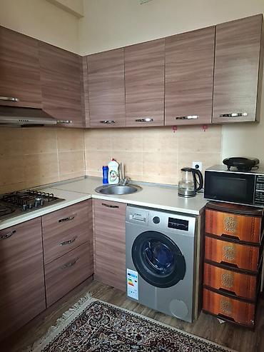 Mətbəx mebeli dəsti – L formalı, ağac teksturalı fasadlarla - Üst və - şəkil 5