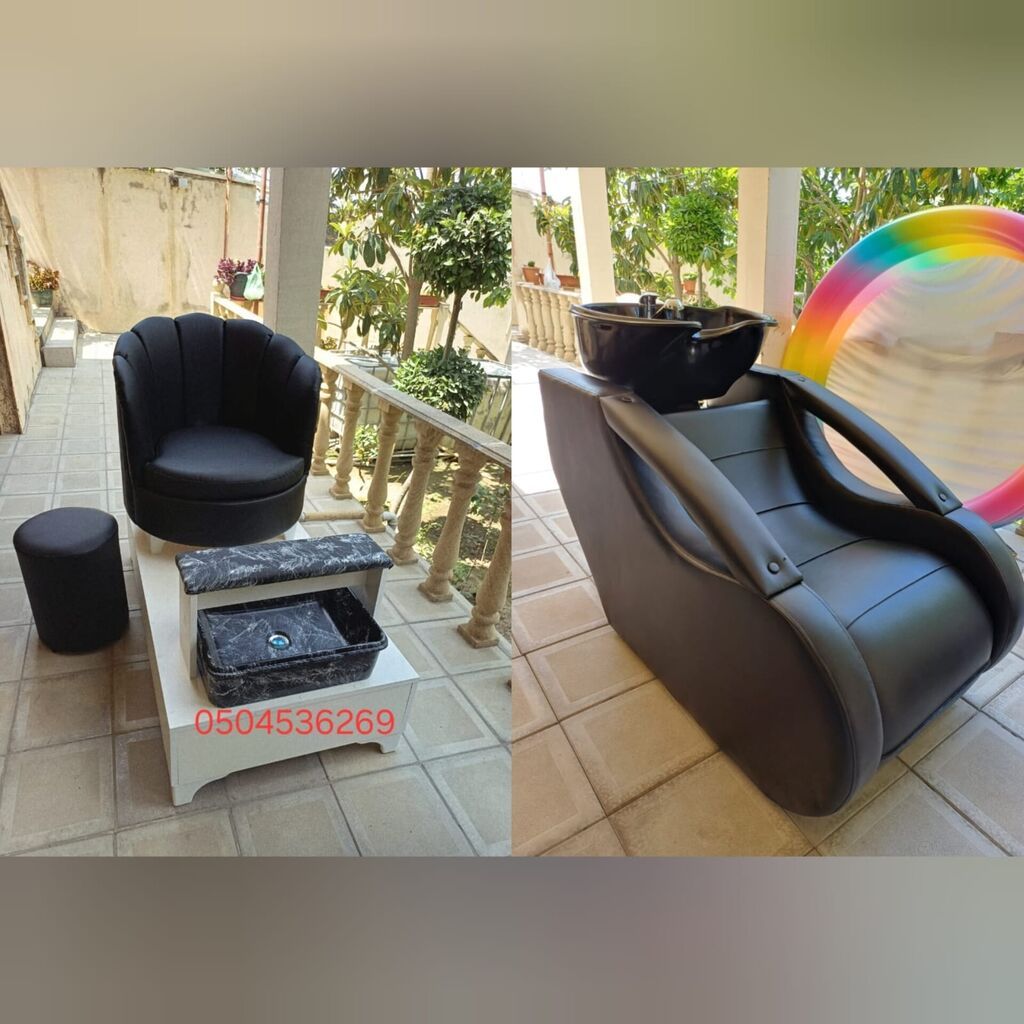 Gözəllik salonu üçün mebel dəsti Tərkib: - Saç yuma stolu: qara