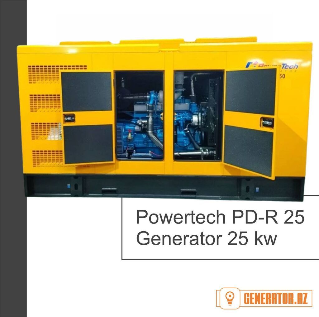 Satış, Yeni, Dizel, Generator, Powertech, Pulsuz çatdırılma, Kredit yoxdur