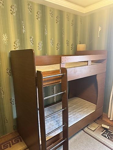 Oğlan və qız üçün, Çarpayı, Matras ilə, Siyirməsiz, Laminat - şəkil 3