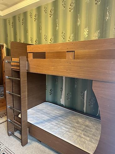 Oğlan və qız üçün, Çarpayı, Matras ilə, Siyirməsiz, Laminat - şəkil 4