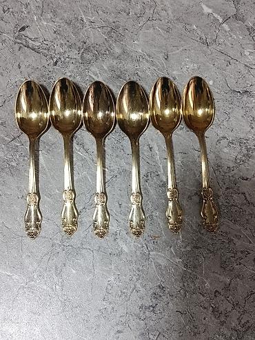 Sovet devri Melxior materiadan istehsal olmuş gaşig cəngəl dəsti 18 - şəkil 3