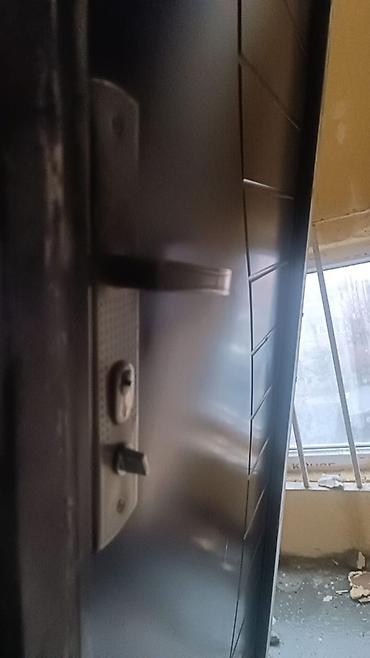 Dəmir giriş qapısı – komplekt - Rəng: qara (mat) - Material - şəkil 4