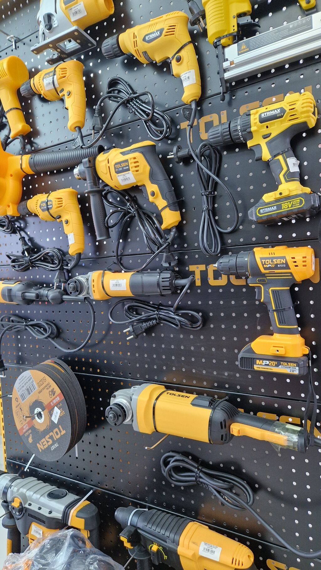 Elektrik alətləri və aksesuarları — peşəkar və ev ustaları üçün tam