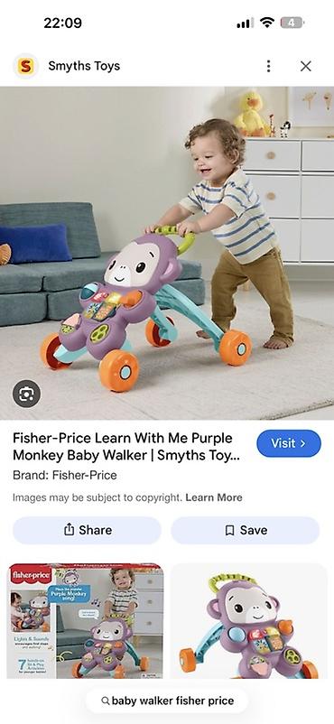 Fisher-Price “Learn With Puppy” uşaq gəzdirəni və interaktiv oyuncaq - şəkil 5