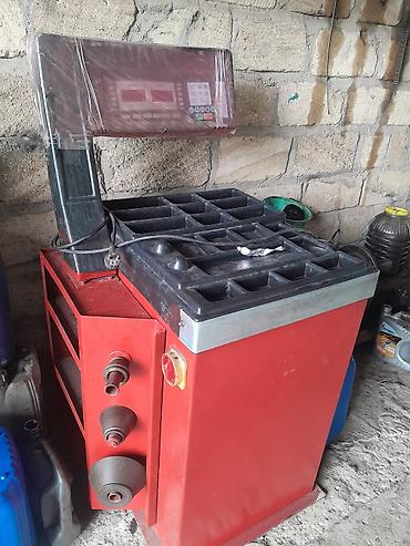 Kampressor 200 litrdi disq duzeldeb teker soken balans Təkər servisi - şəkil 3