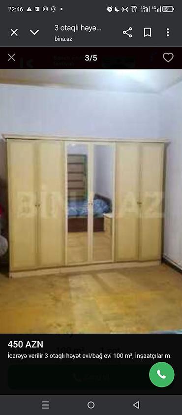 Yasamal, 100 kv. m, 3 otaqlı, Hovuzsuz - şəkil 3