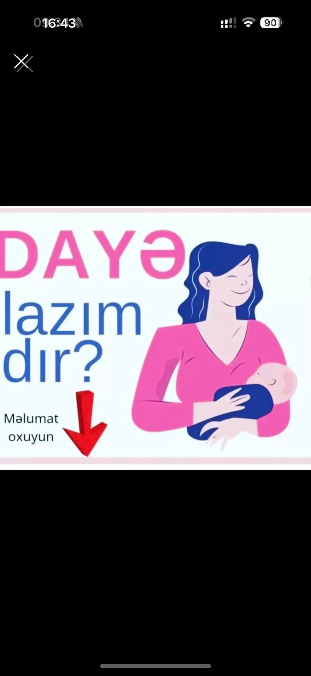 2 yaşlı uşaq üçün dayə axtarılır. Ünvan Əcəmi metrosu 3-cü mikrorayon