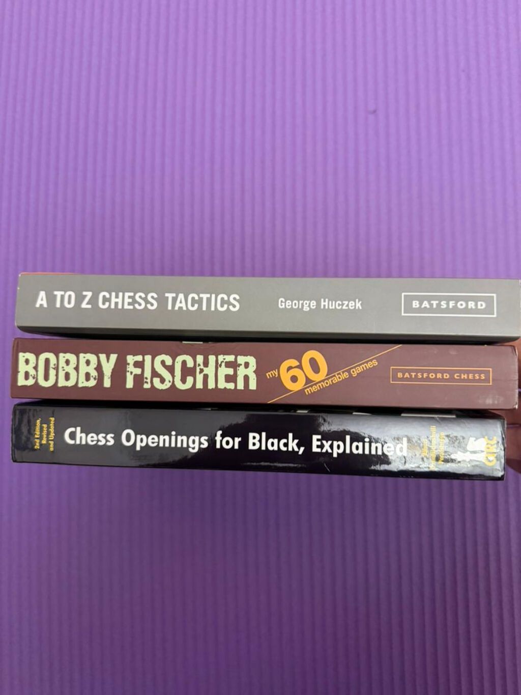 Şahmata dair ingilis dilində 3 kitab, A-dan Z-yə şahmat taktikaları