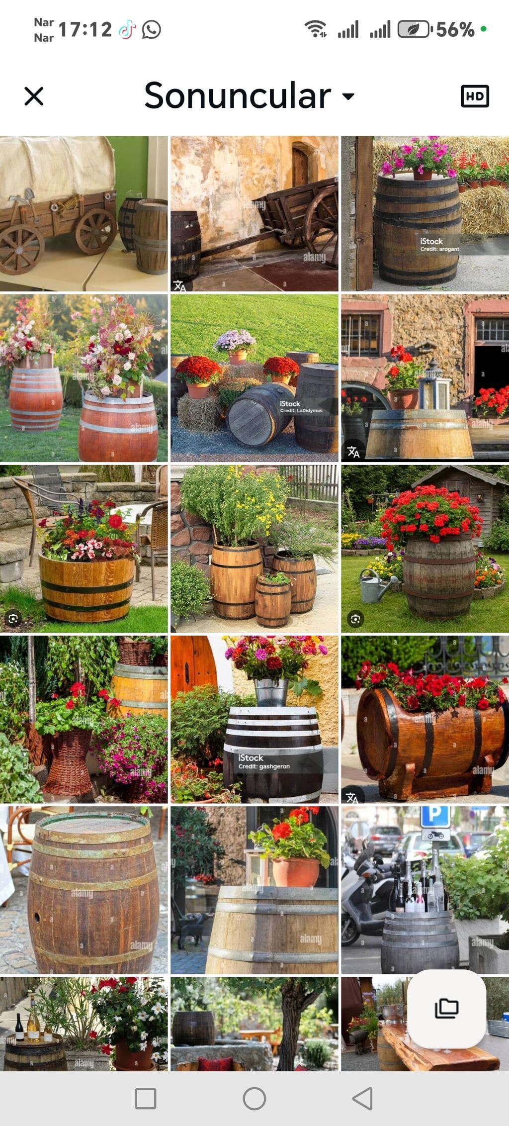 Çəllək. Boçka. Palıd qapaqlı boçka, Turşu tutma üçün xalis palıd