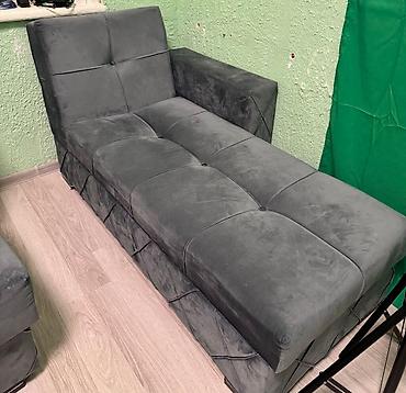 Divan, İşlənmiş, Açılan, Bazalı, Vеlur parça - şəkil 4