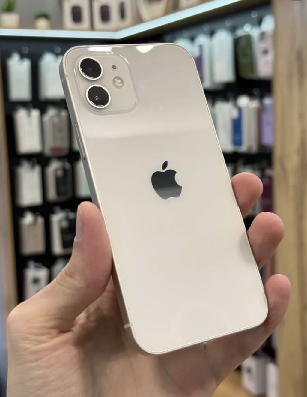 IPhone 12, 128 GB, Ağ, Zəmanət, Simsiz şarj, Face ID