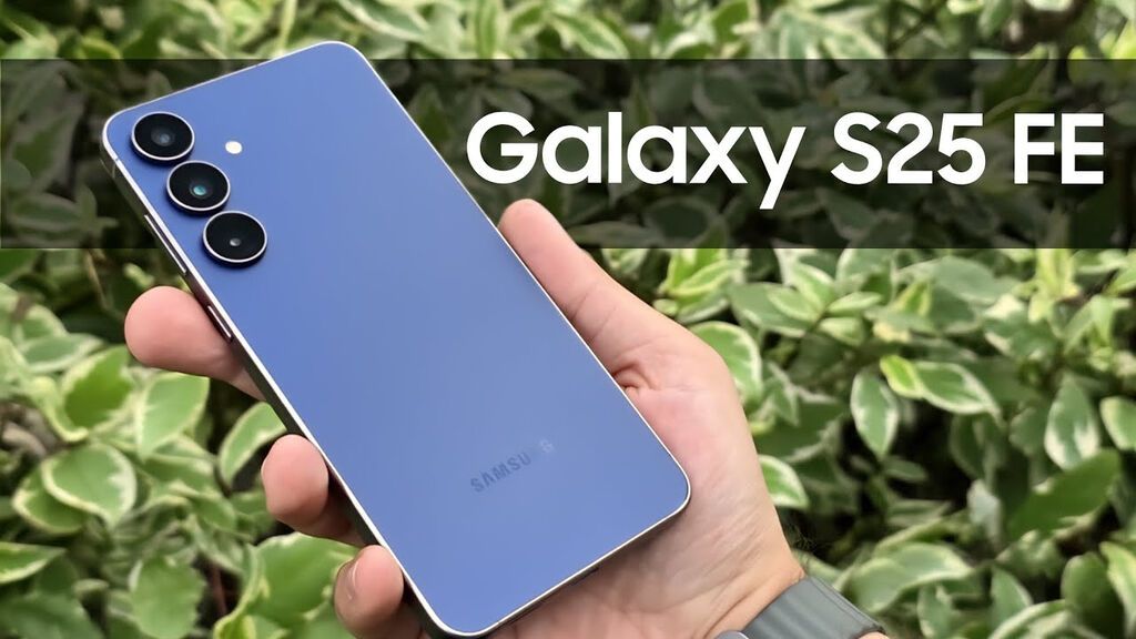 Samsung Galaxy S25 FE, 128 GB, rəng - Mavi, Zəmanət, Barmaq izi, İki sim kartlı