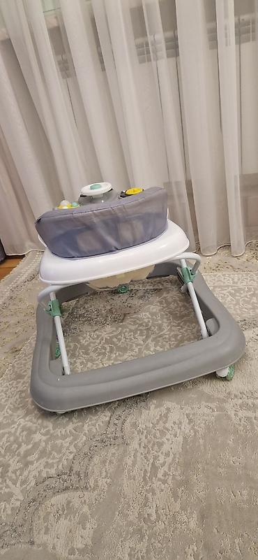 Kidilo uşaq yeriyicisi (walker) - Rəng: boz–ağ, açıq yaşıl detallarla - şəkil 3