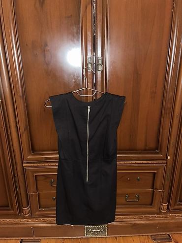 Qara qısa don - Rəng: qara - Dizayn: minimalistik, qolsuz, yuxarı - şəkil 3