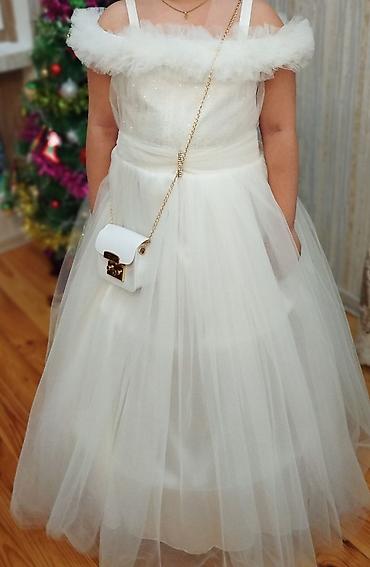 Uşaq üçün zərif ziyafət/pərivarı paltarları - Mavi “buz şahzadə” - şəkil 3