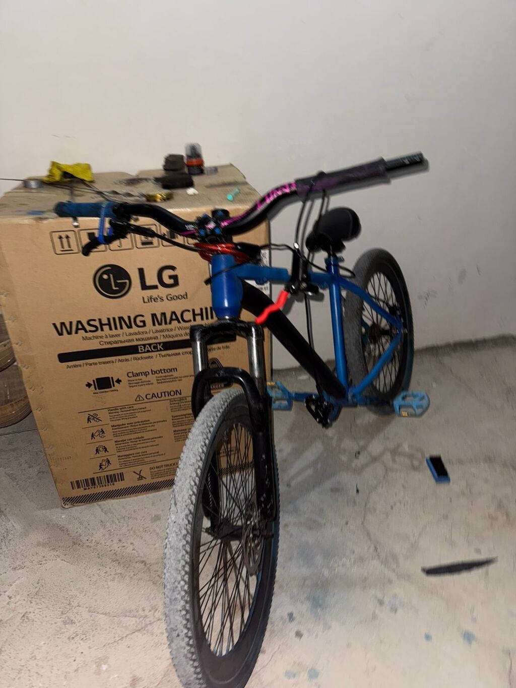 Dirt/Street tipli velosiped - Çərçivə: dəmir aliminium qarışıq