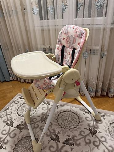 Uşaq qidalanma oturacağı. Uşaq yemək stolu. Çox yaxşı vəziyyətdədir - şəkil 2